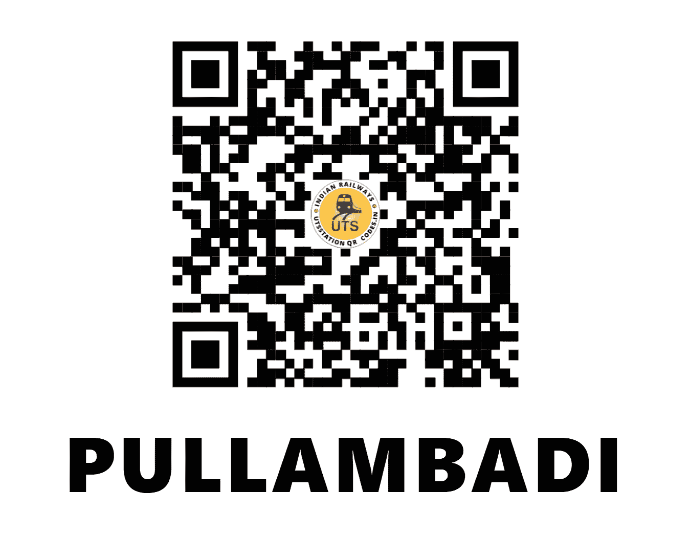 UTS QR Code for PULLAMBADI - PMB - SR (TAMIL NADU)